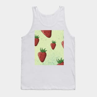 Strawberry Repeated Design Tank Top